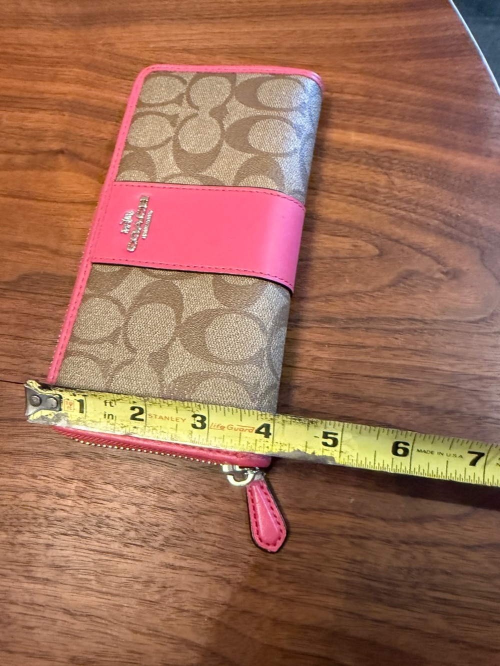 Coach Crossbody With Wallet Set of 2 with Pink Trim - Picture 12 of 16